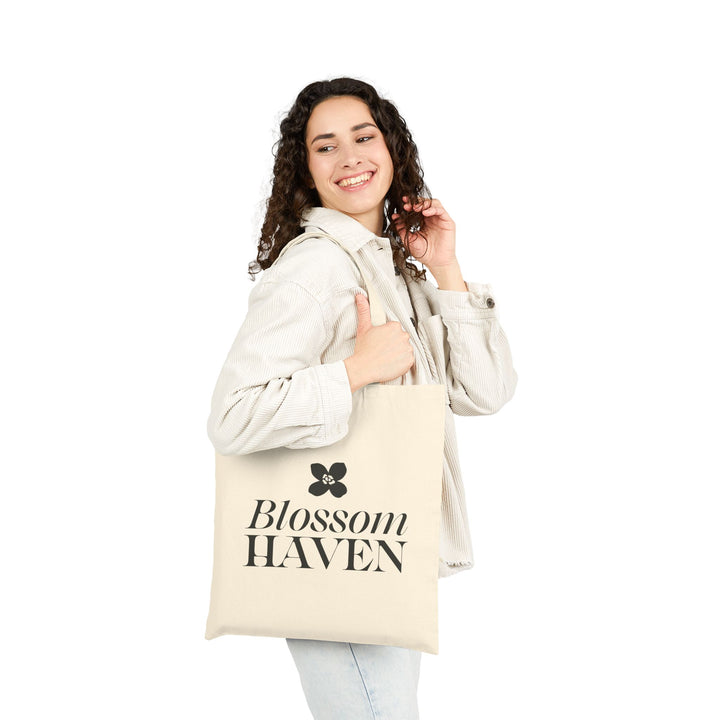 Blossom Haven Canvas Tote Bag