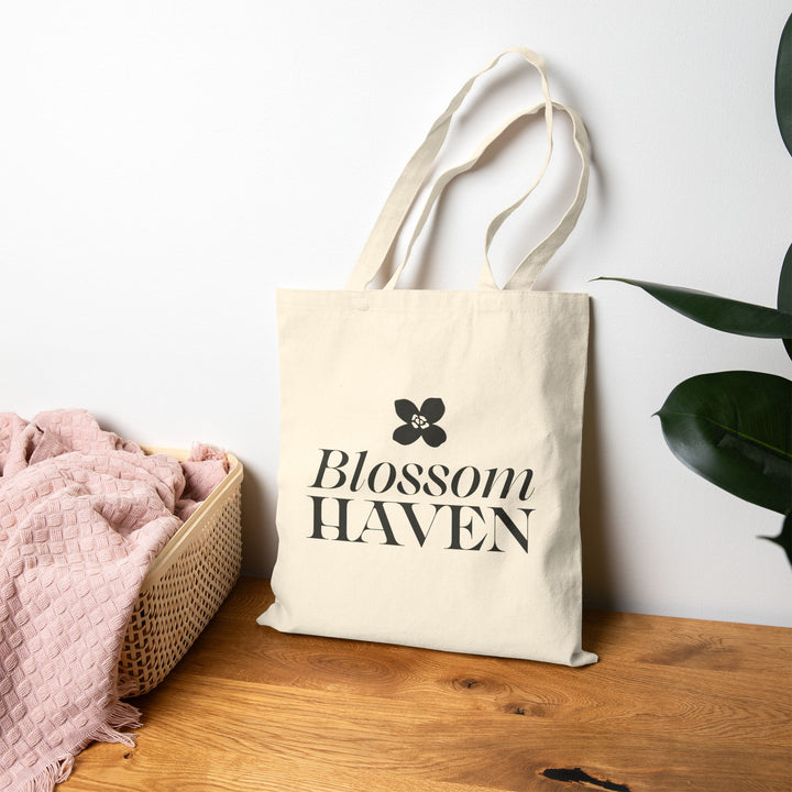 Blossom Haven Canvas Tote Bag